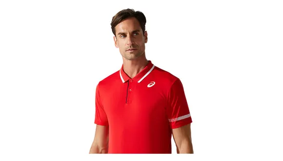 Asics Court Polo - Classic Red