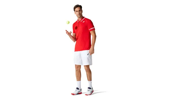 Asics Court Polo - Classic Red