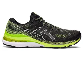 Asics Men's GEL-KAYANO 28 Wide - BLACK/HAZARD GREEN