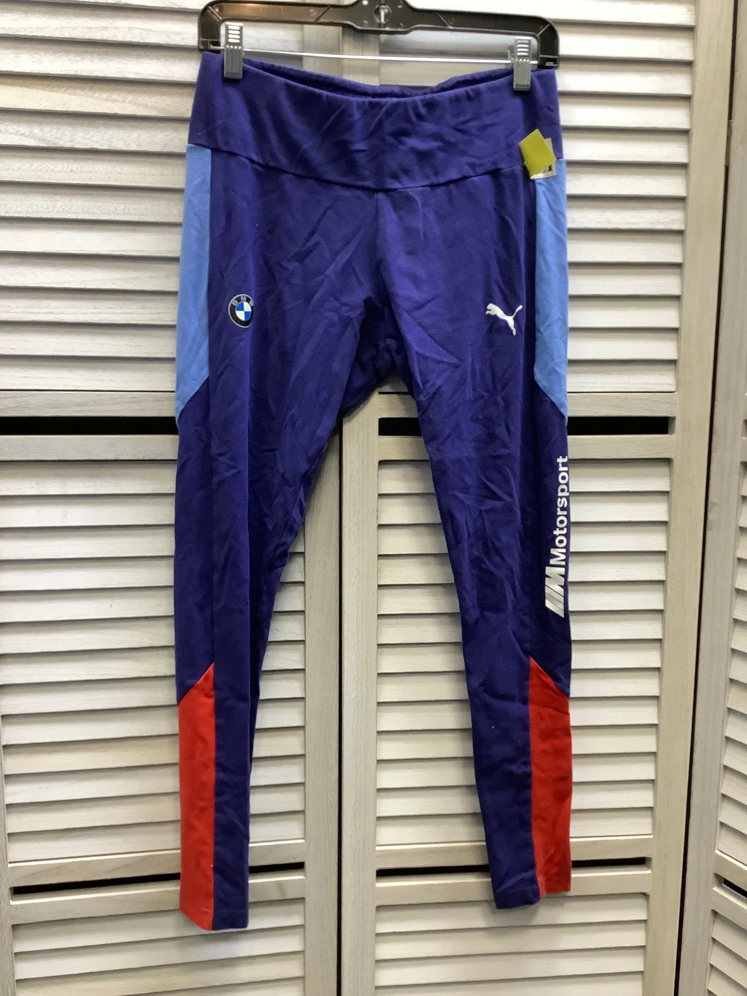 Athletic Leggings By Puma In Blue, Size: Xl