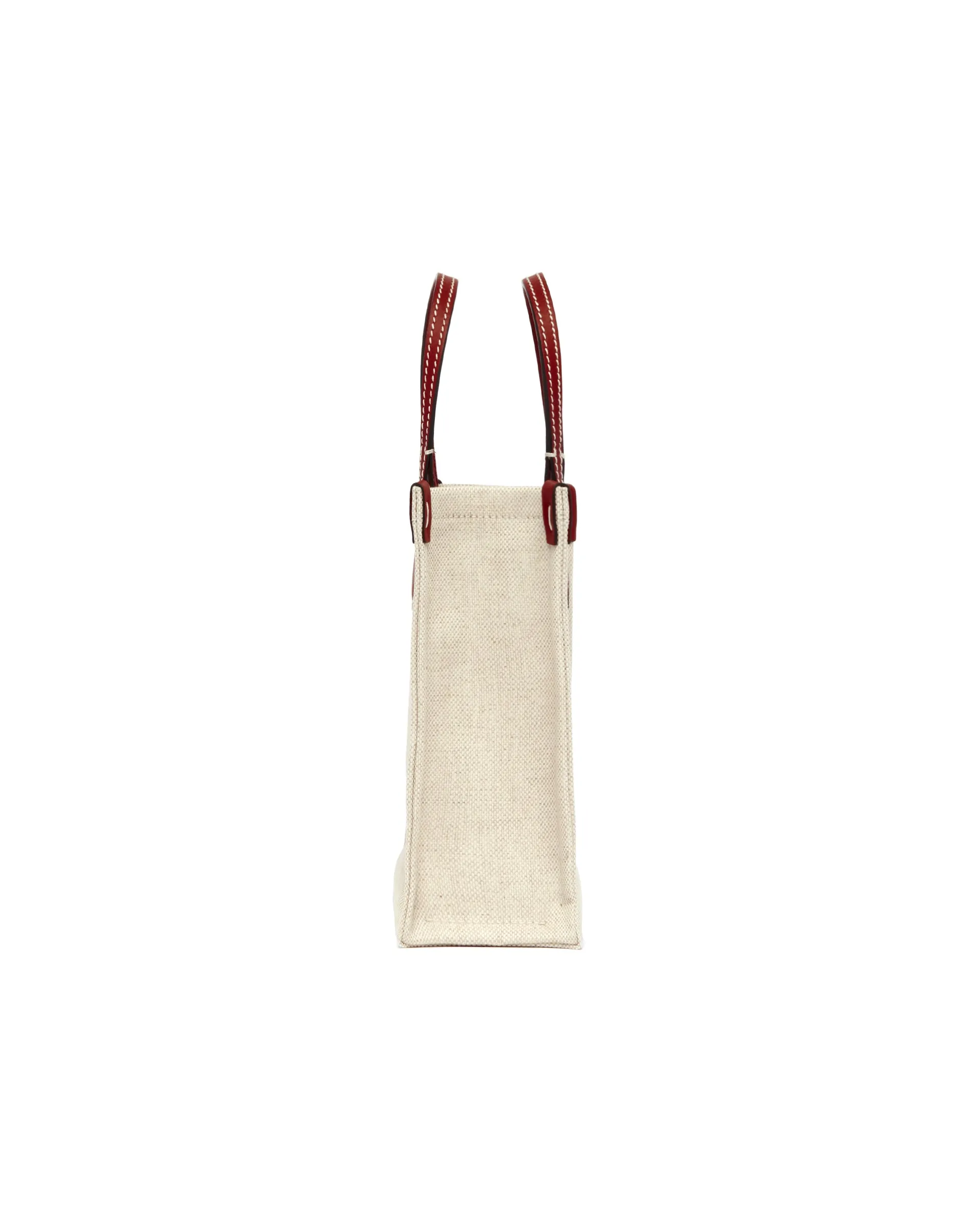 Beige Logoed Bag