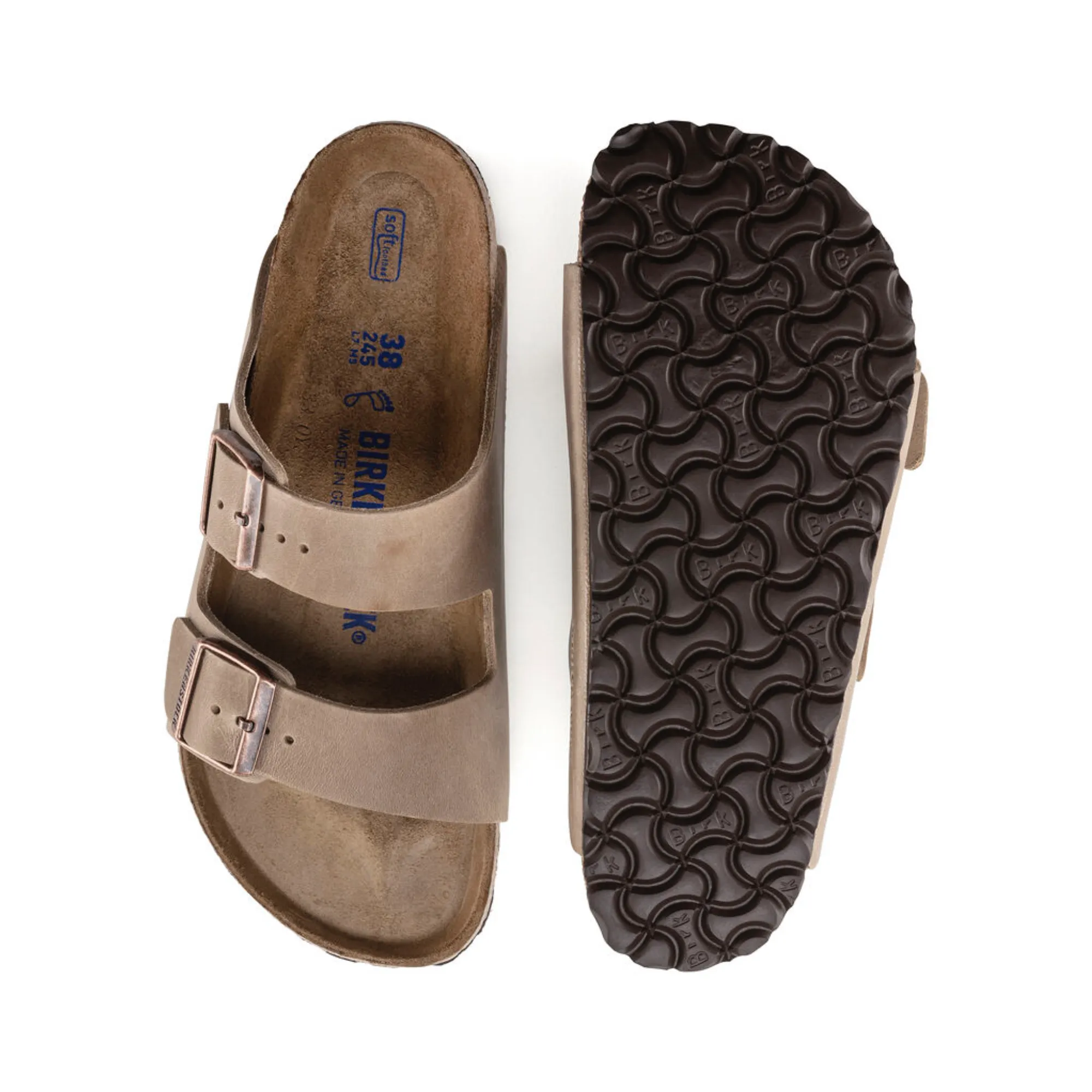 BIRKENSTOCK ARIZONA SOFT FOOTBED OILED LEATHER N (NARROW)