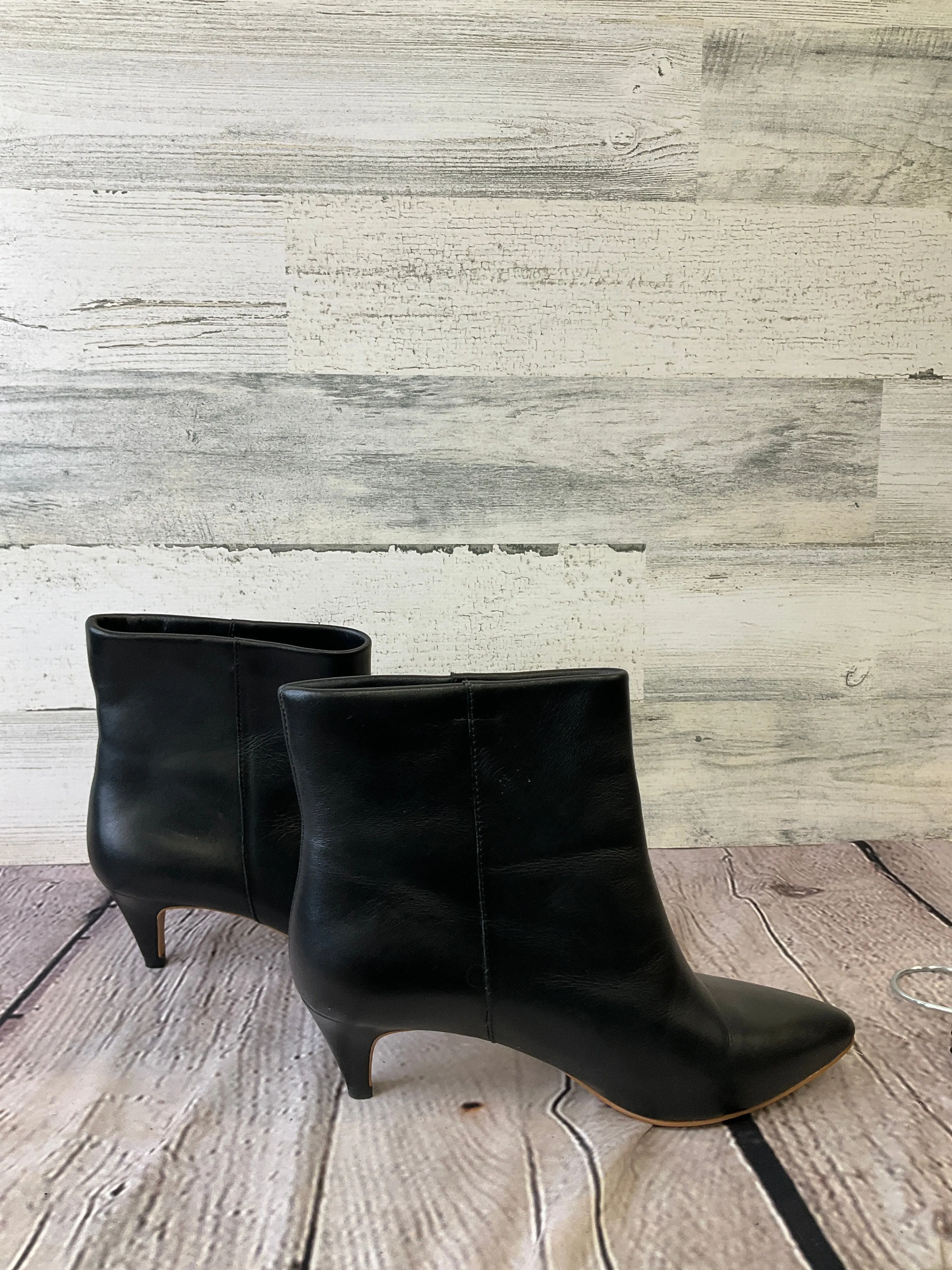 Black Boots Ankle Heels Dolce Vita, Size 6