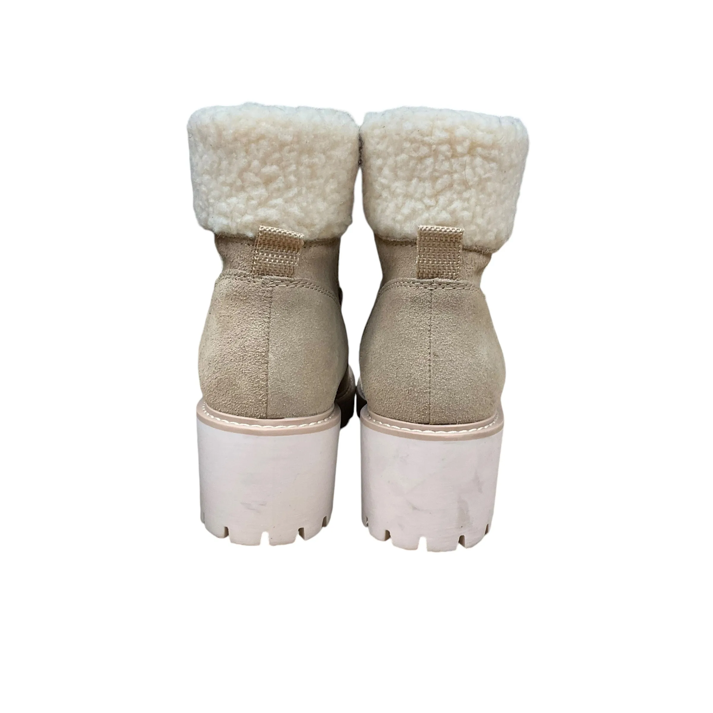 Boots Ankle Heels By Dolce Vita In Beige, Size: 8.5