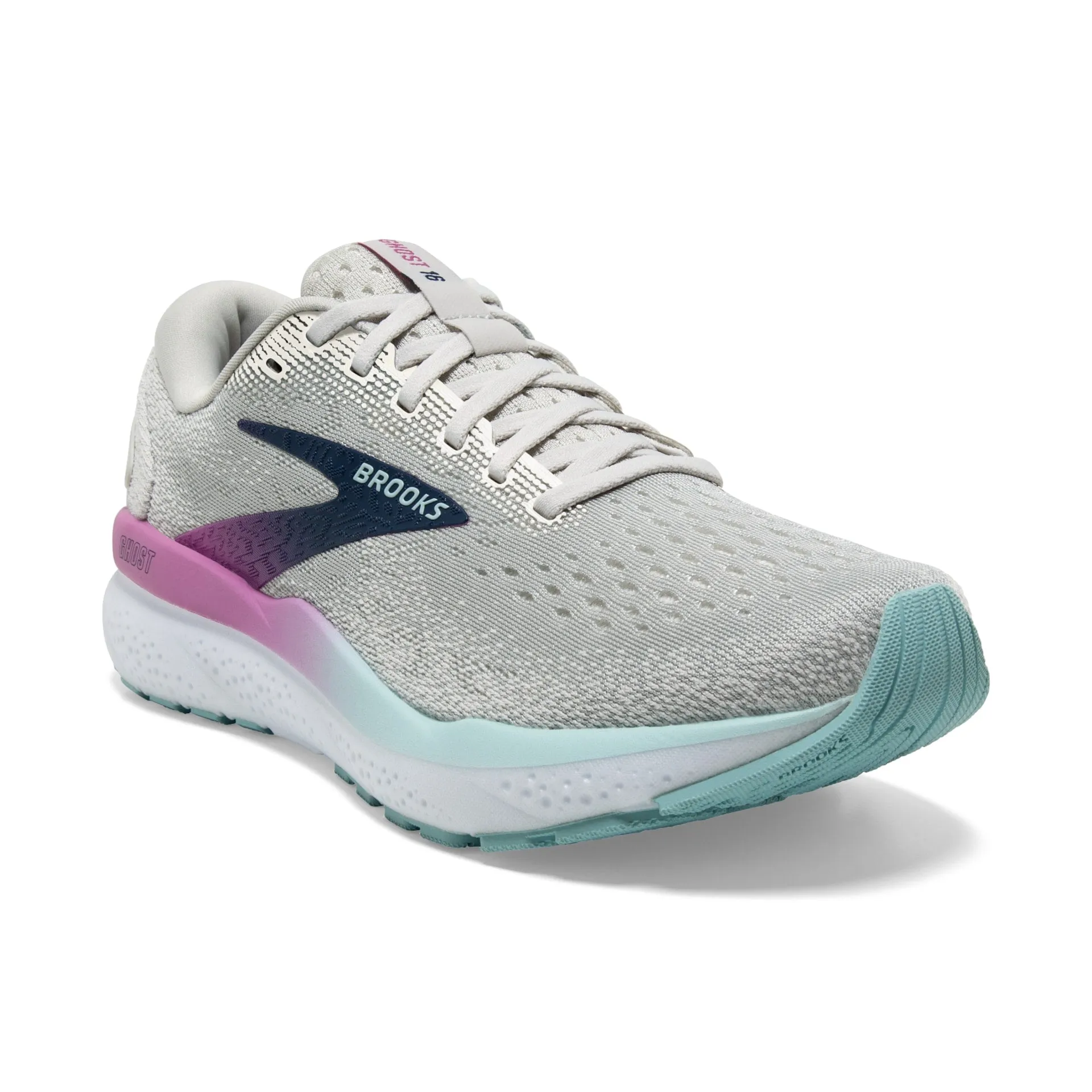 BROOKS GHOST 16 - GREY MULTI - 1204071B175