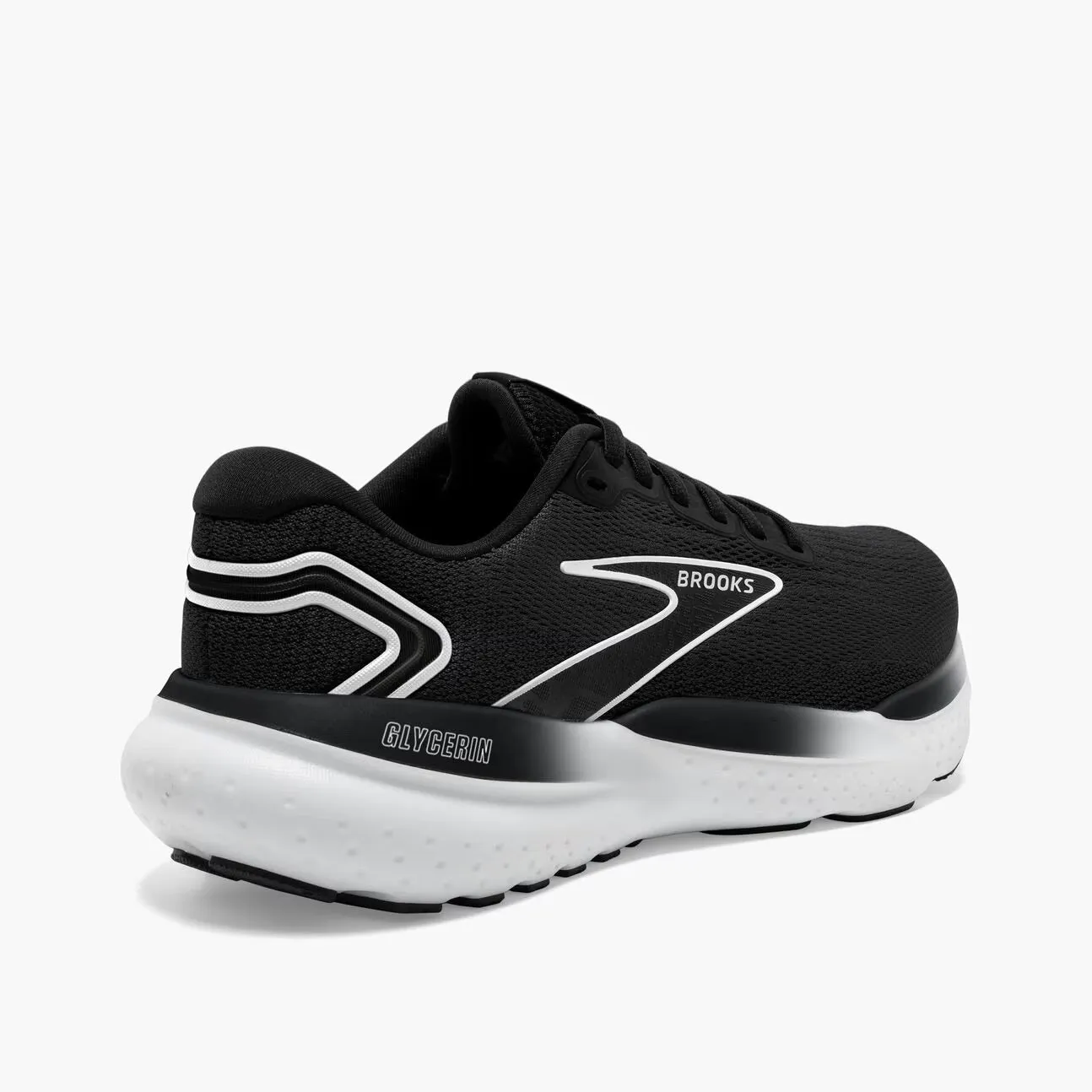 Brooks Men's Glycerin 21 (D Width) - Black/Grey/White