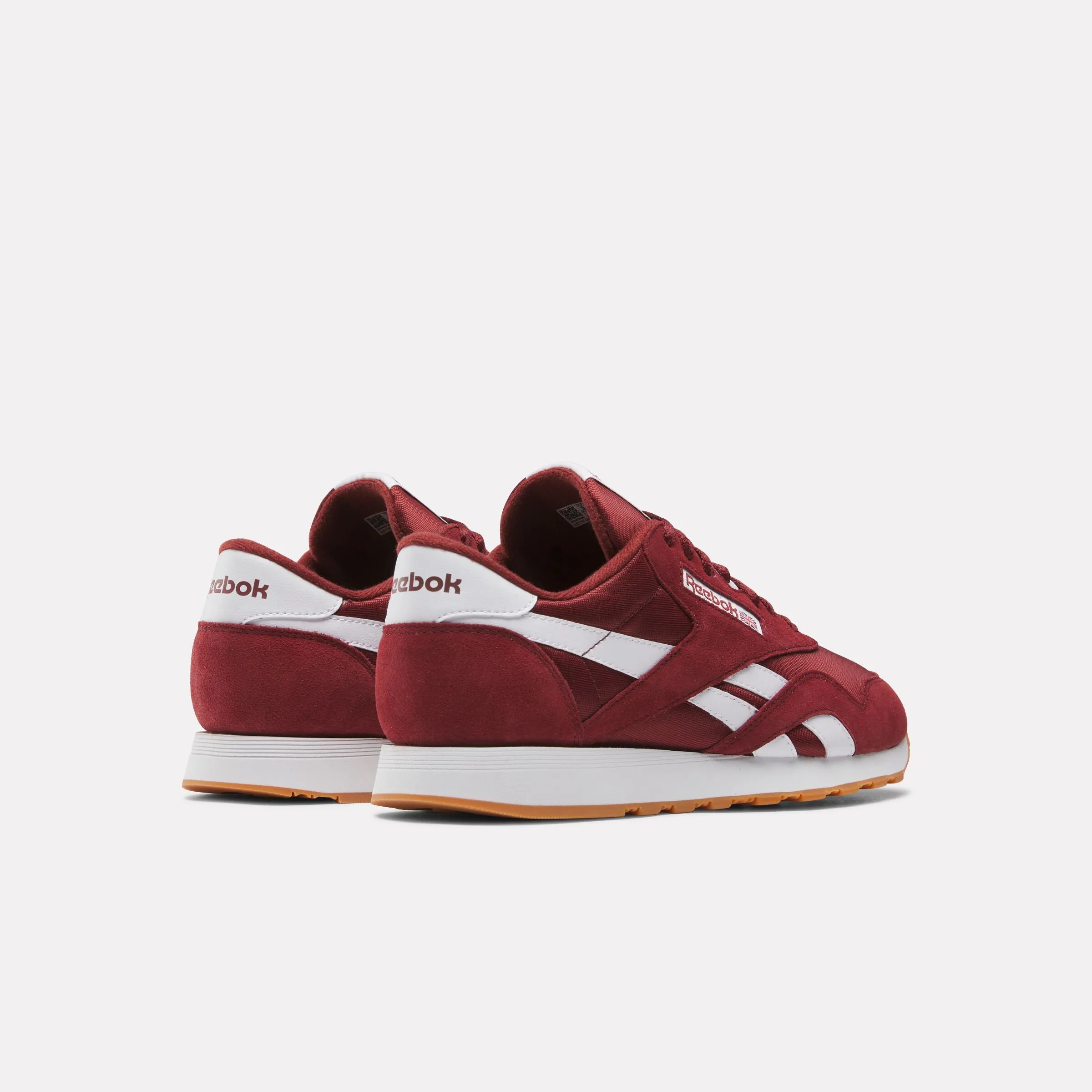 Classic Nylon Shoes Rich Maroon/Rich Maroon/White