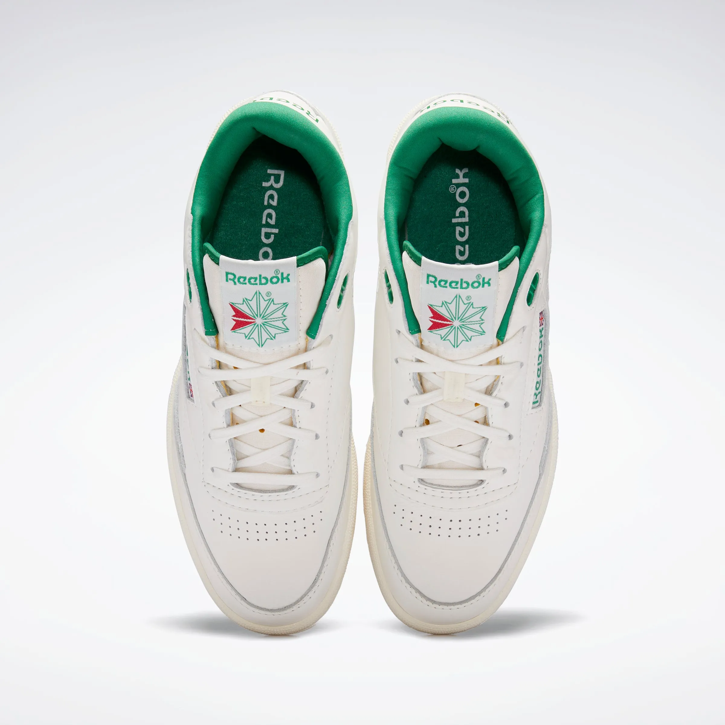 Club C Mid Ii Vintage Shoes Chalk/Glen Green/White