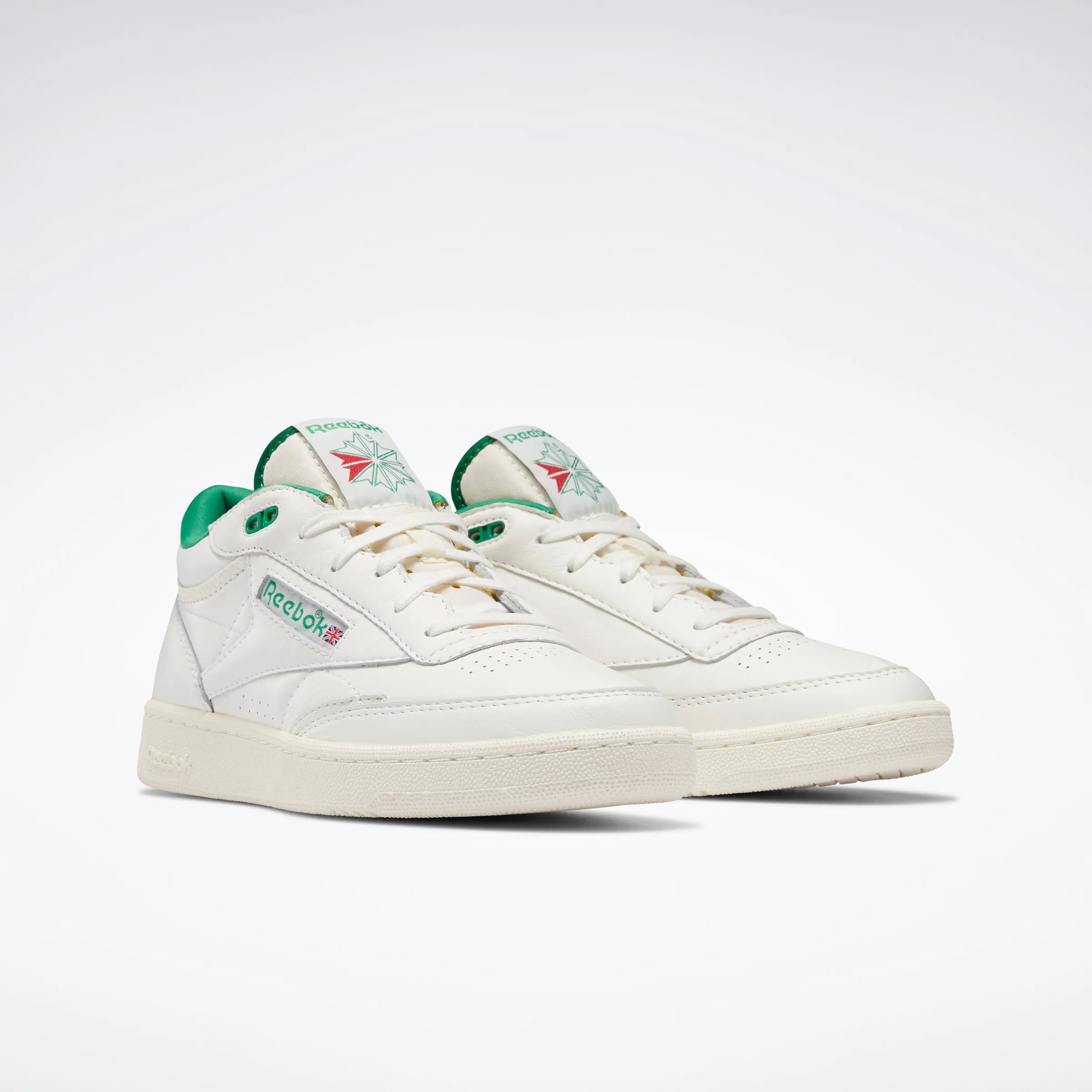 Club C Mid Ii Vintage Shoes Chalk/Glen Green/White