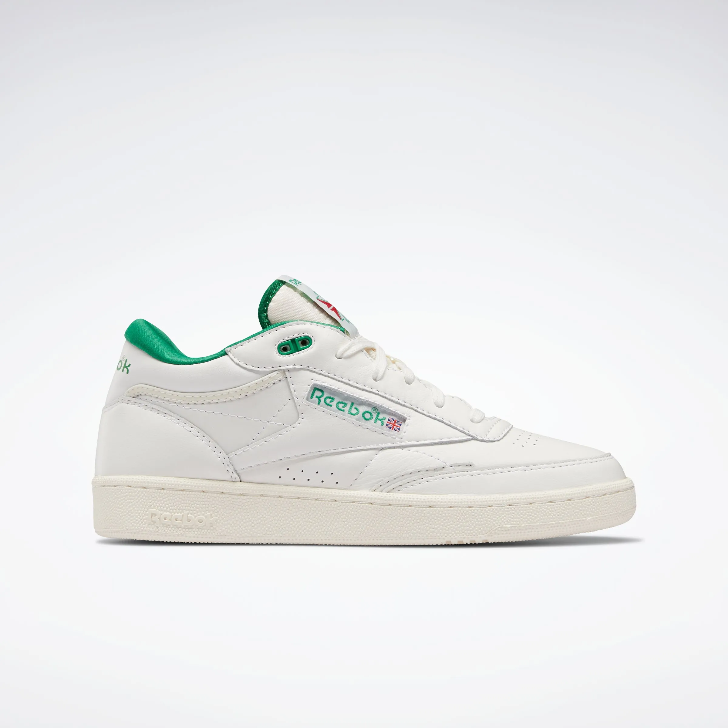 Club C Mid Ii Vintage Shoes Chalk/Glen Green/White