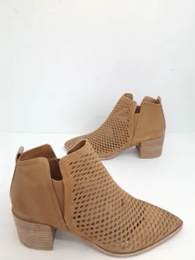 Dolce Vita Women's Light Brown Leather Booties Size 7