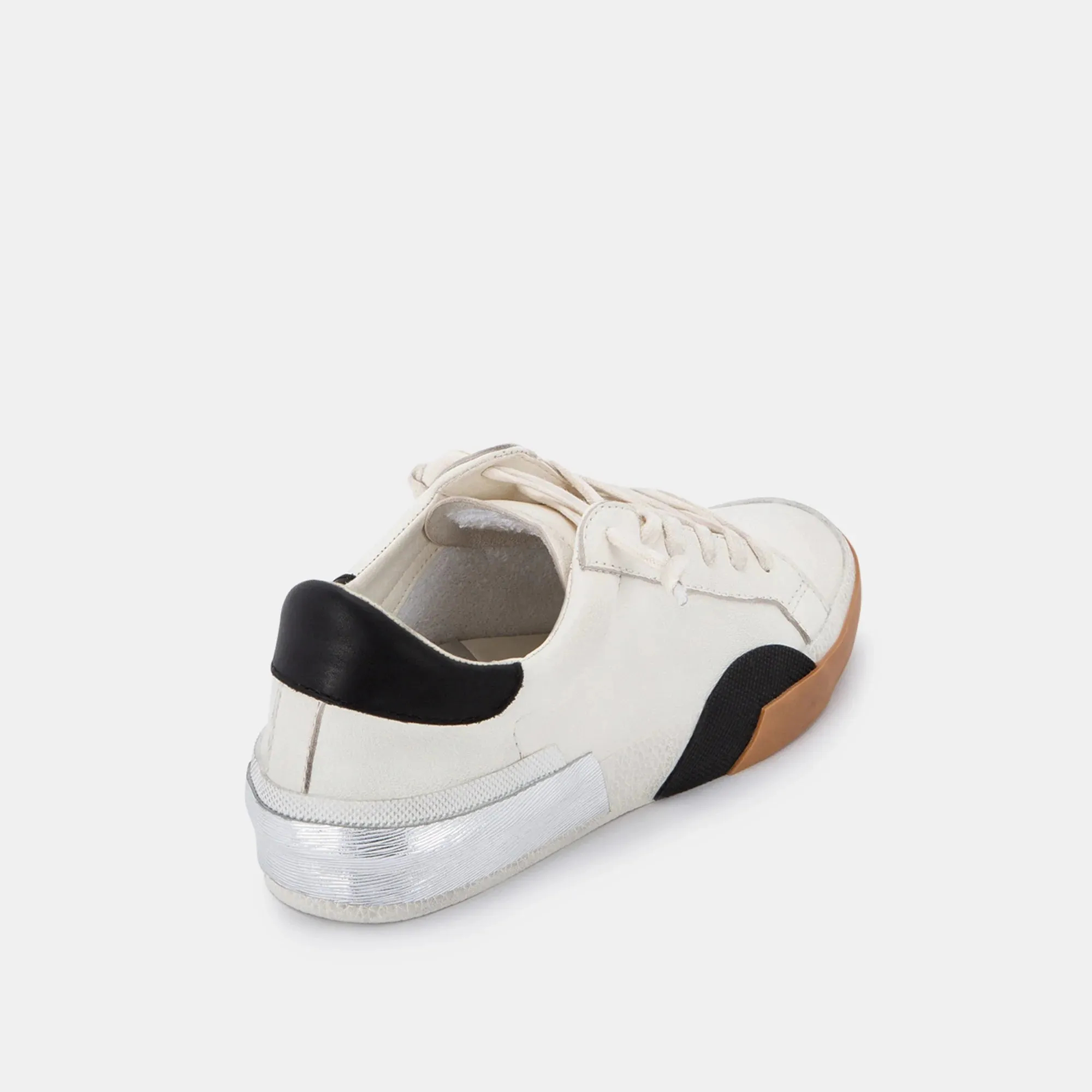 Dolce Vita Zina White Black Sneakers