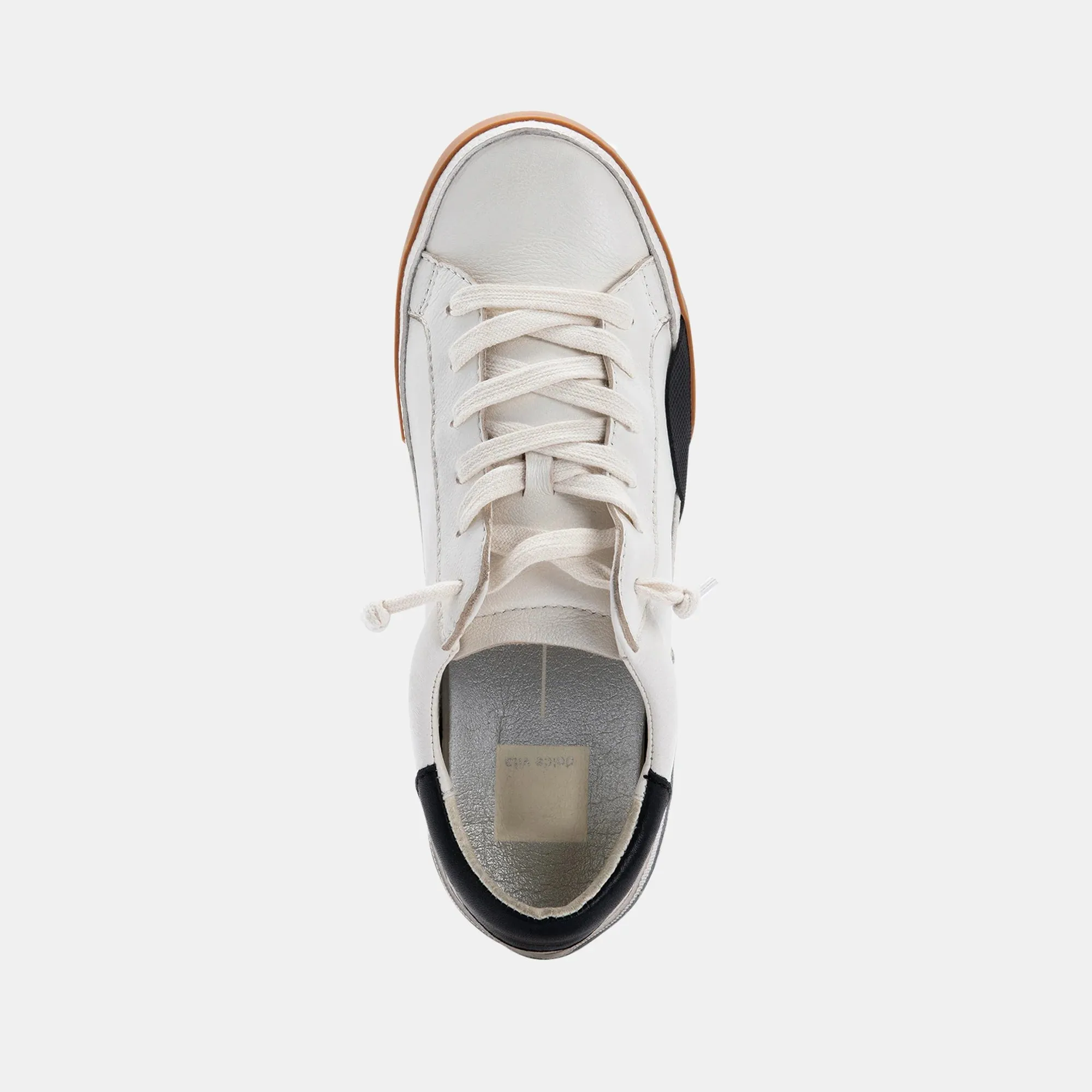 Dolce Vita Zina White Black Sneakers