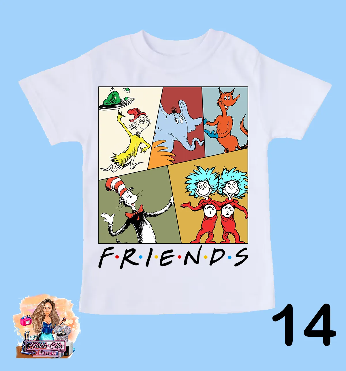 Dr. Seuss Day White Tee