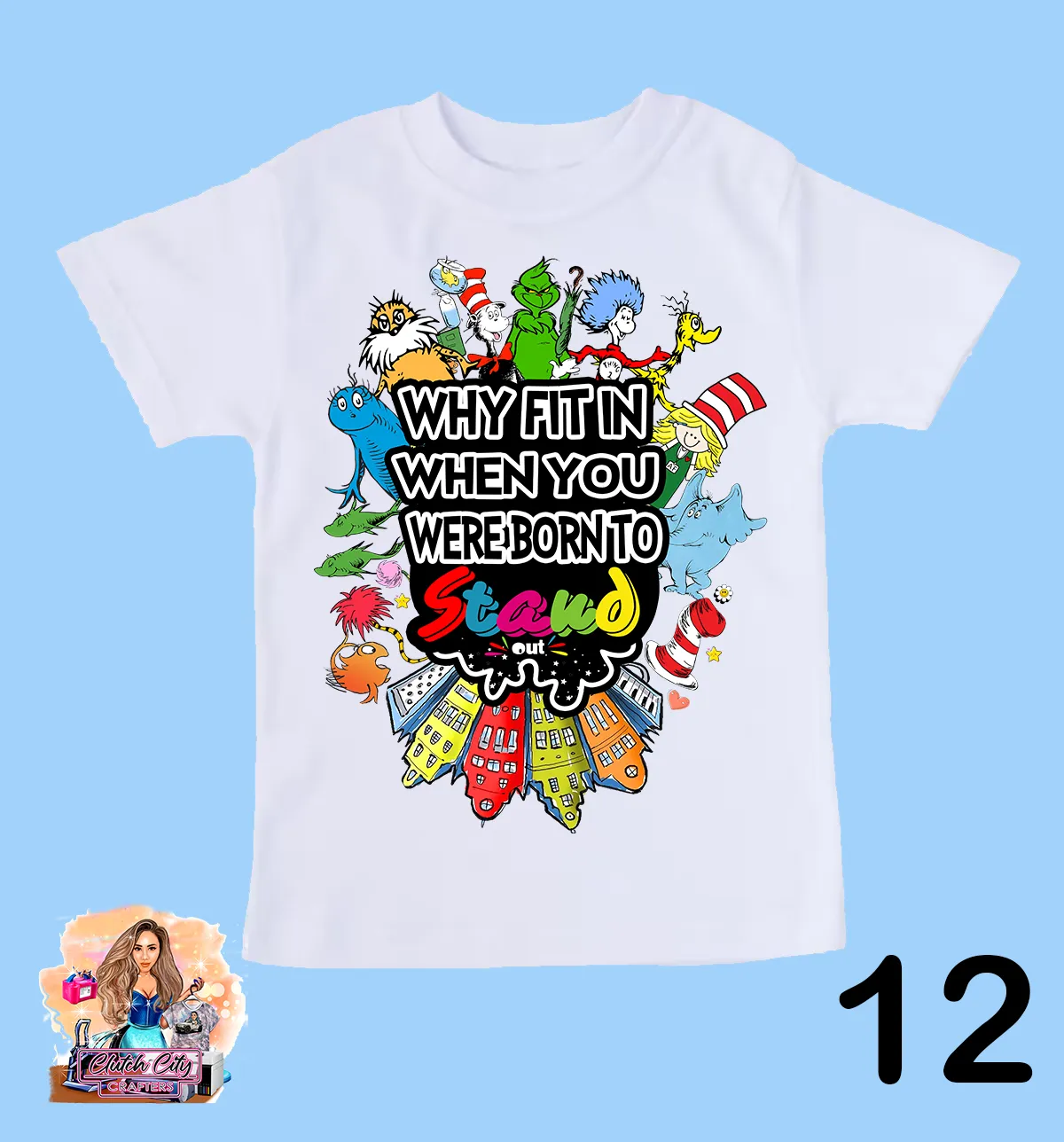 Dr. Seuss Day White Tee