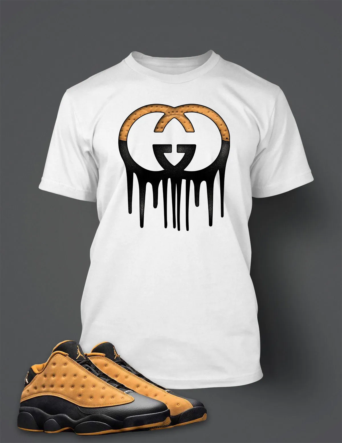 Graphic T Shirt to Match Retro Air Jordan 13 Low Chutney Shoe