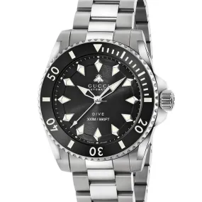 Gucci Dive 40mm Black Dial Automatic Unisex Watch