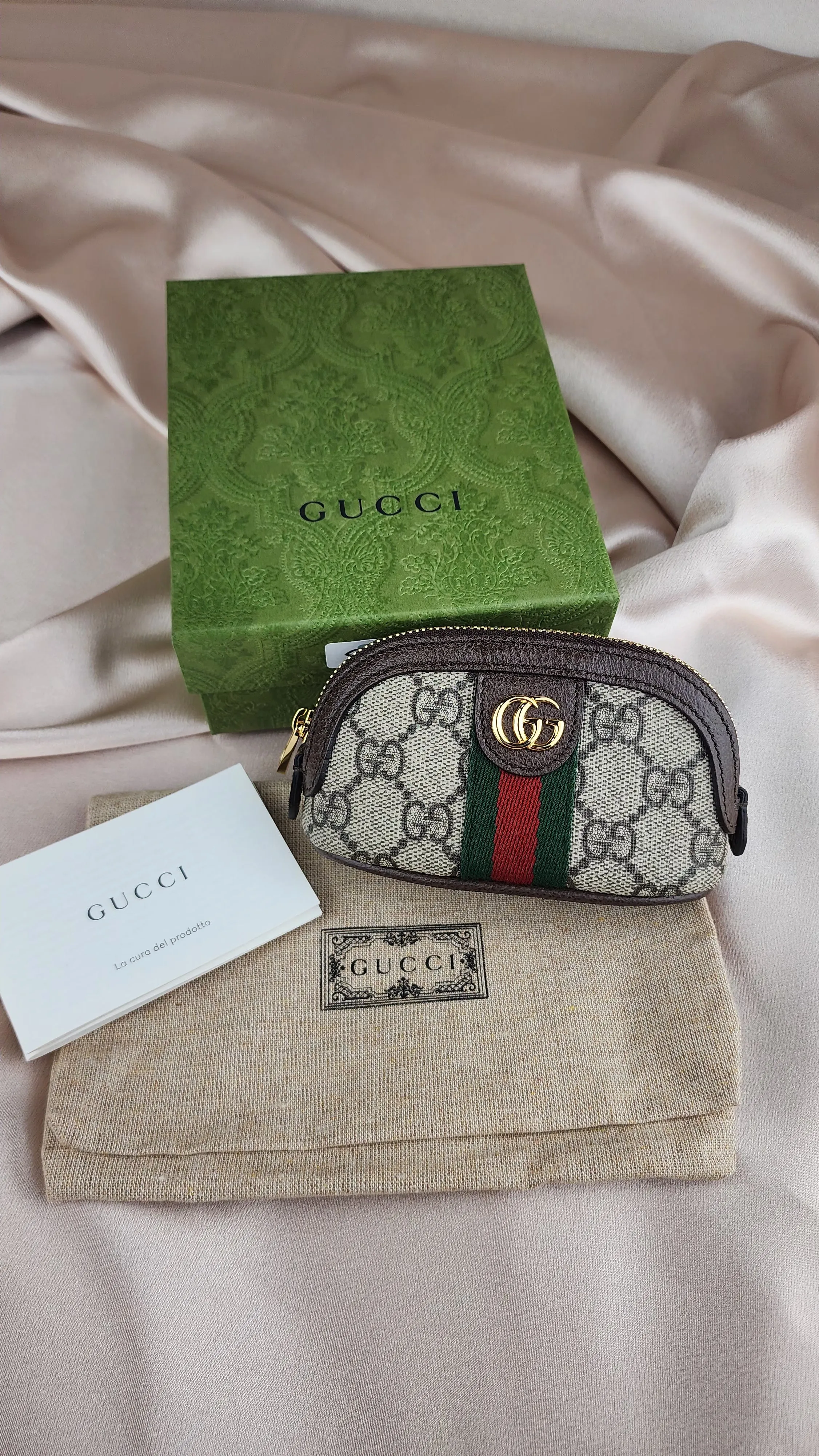 Gucci GG Ophidia Dome Key Pouch