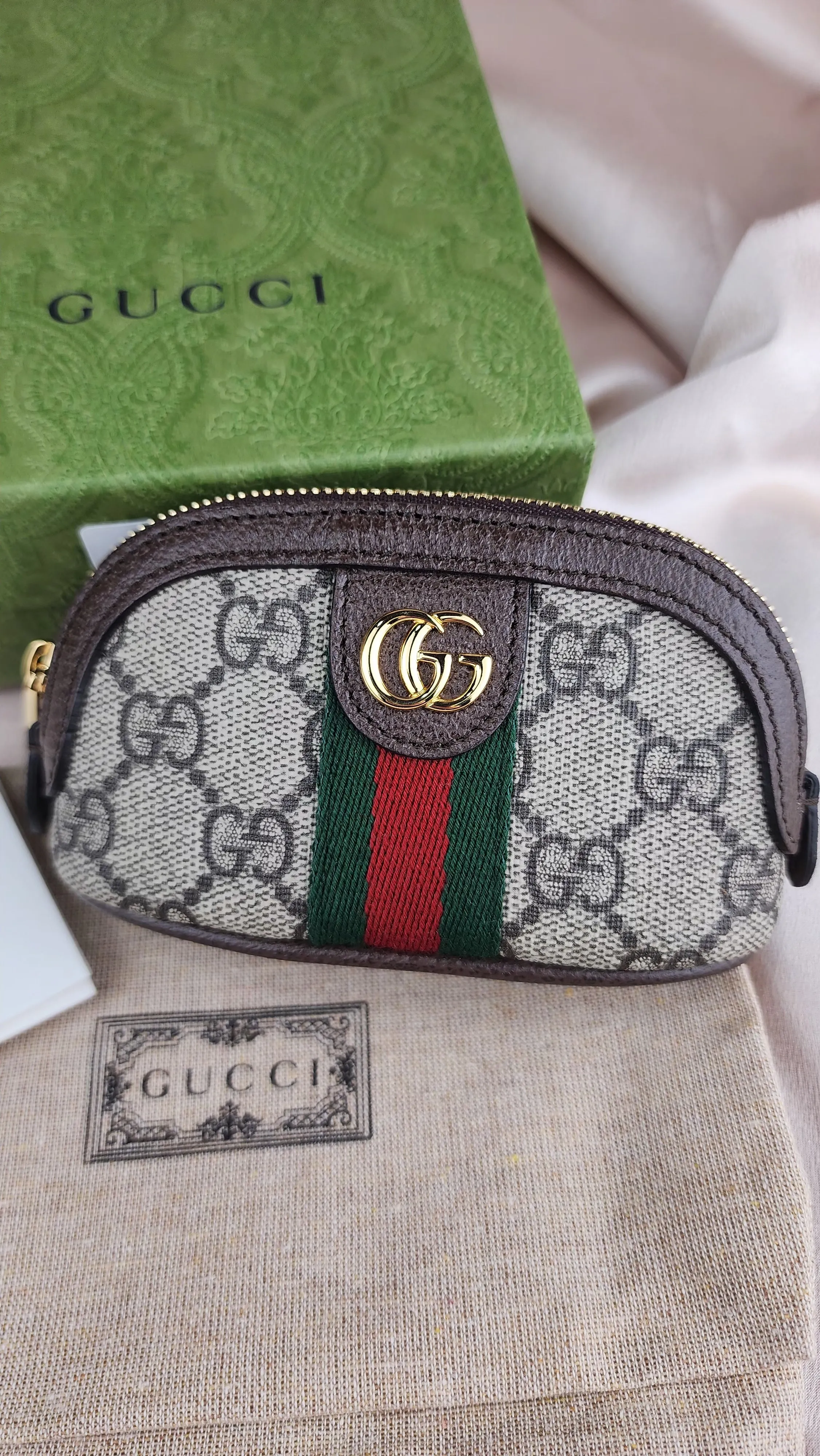 Gucci GG Ophidia Dome Key Pouch