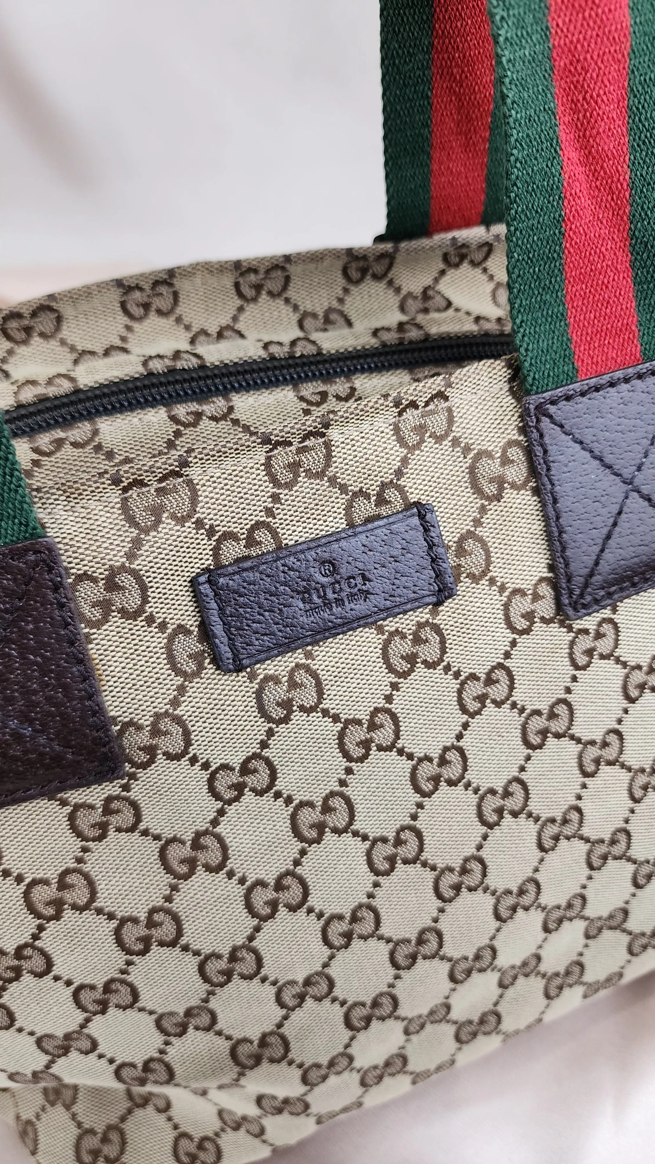 Gucci Supreme Sherry Line Tote