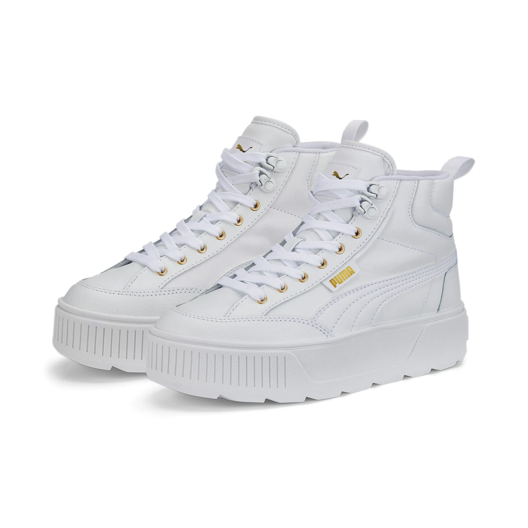 Karmen Mid Puma White-Puma White