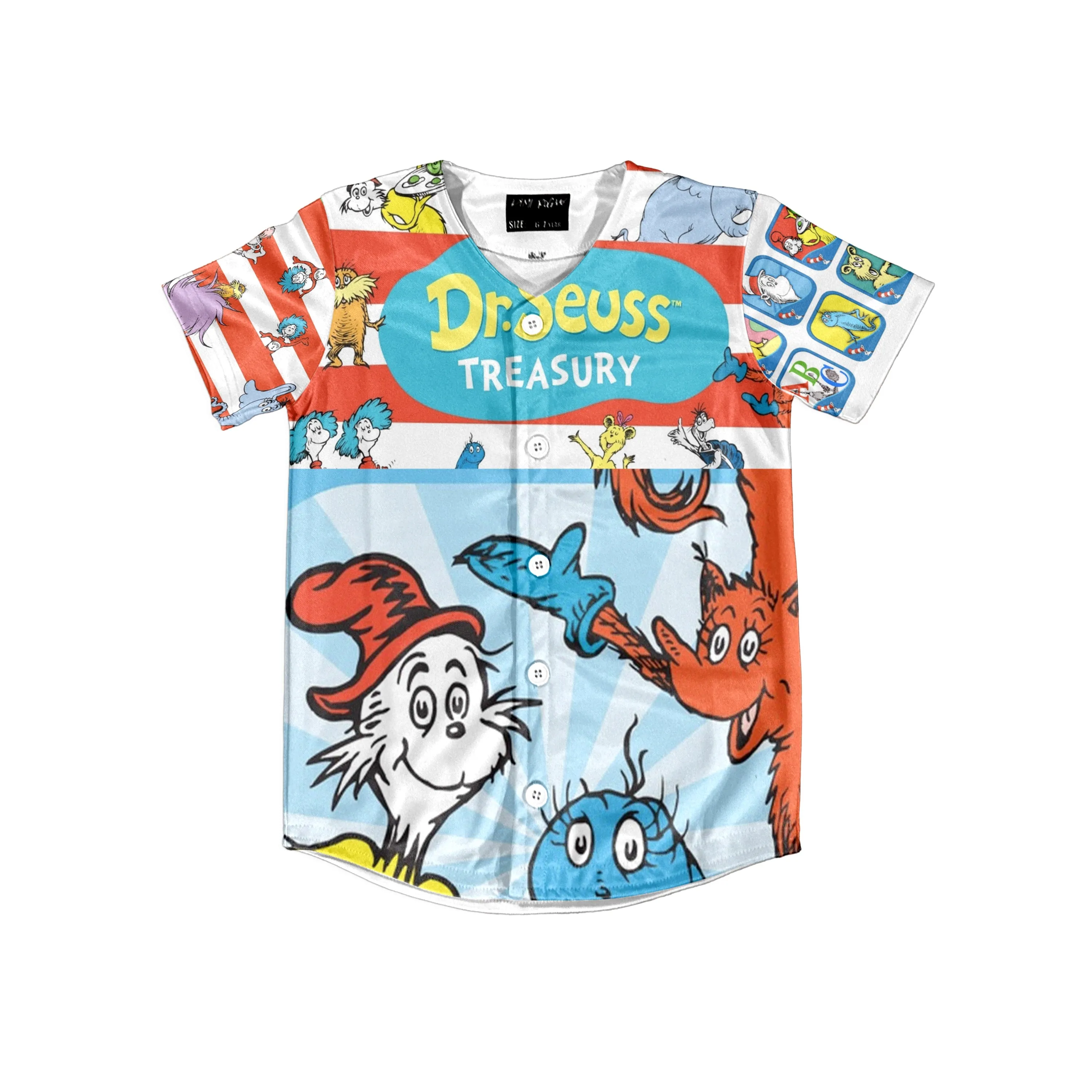 Kids Dr Suess Baseball Jersey