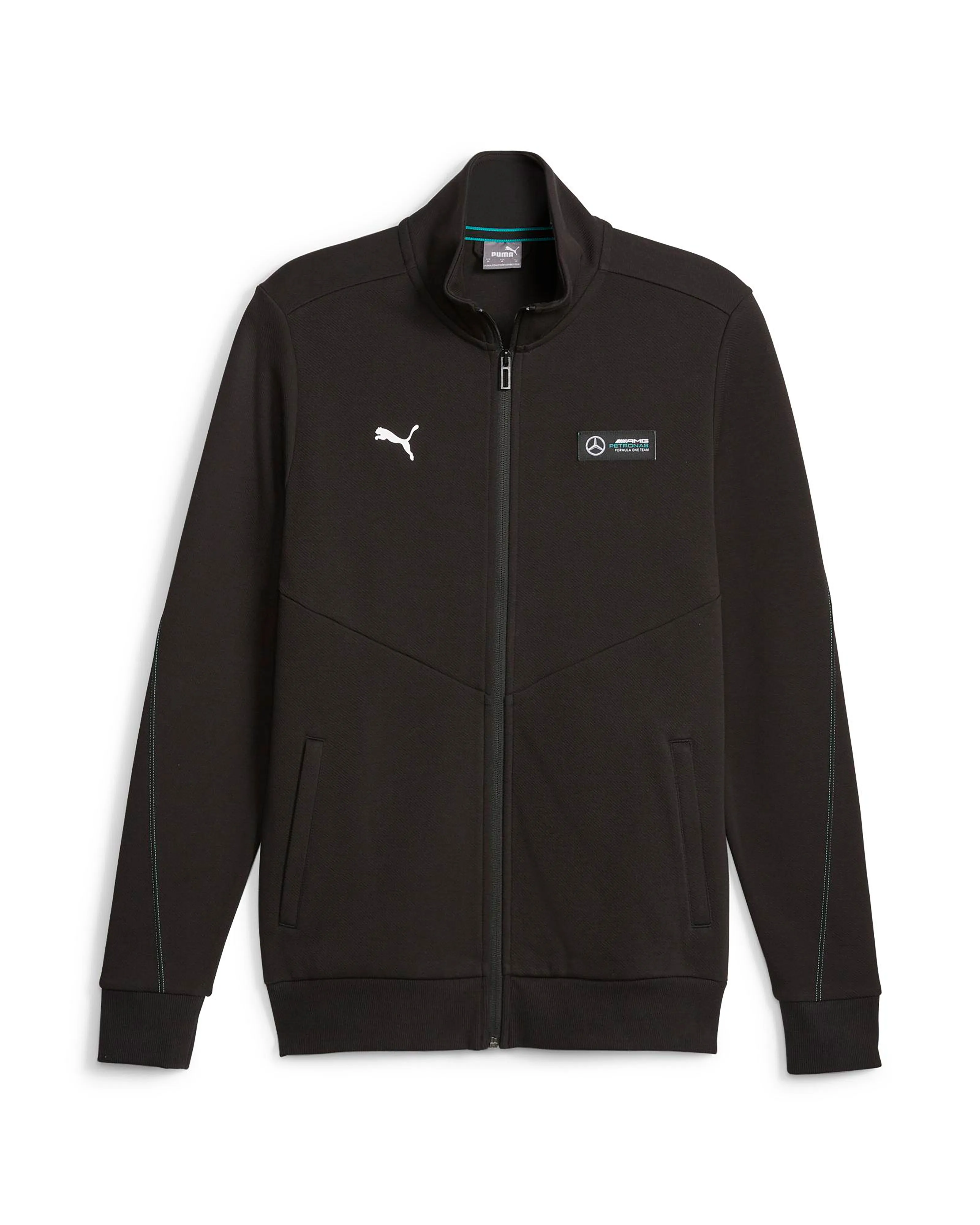 Mens Puma Slim Sweat Jacket Black