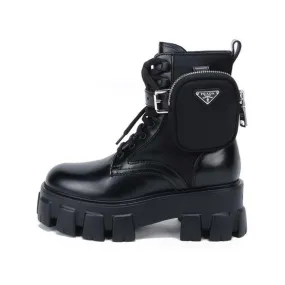 PRADA MONOLITH LUG-SOLE BOOTS