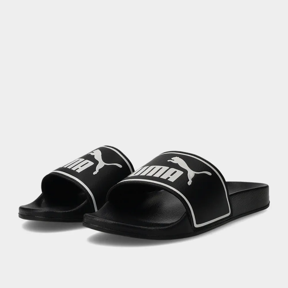 Puma Mens Poolcat Slide Black/White _ 180915 _ Black