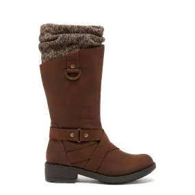 Telsa Brown Strap Boot