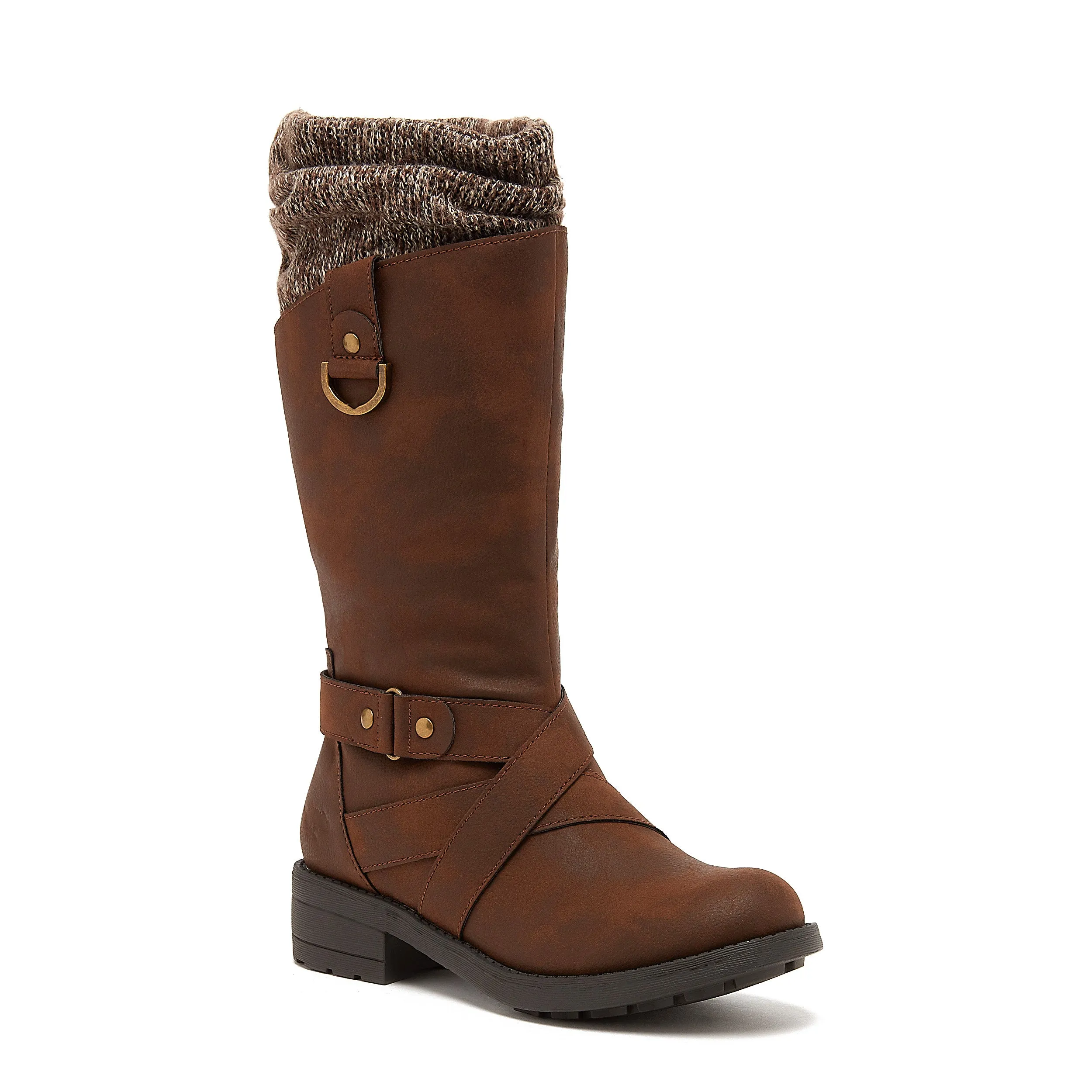 Telsa Brown Strap Boot