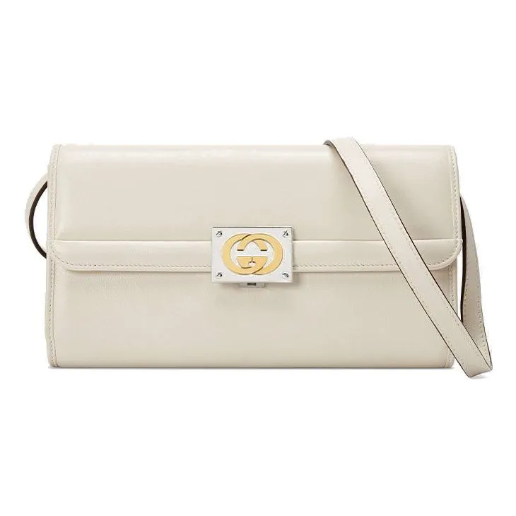 (WMNS) GUCCI GG Leather Bag Small-Size White 628521-1W10X-9022